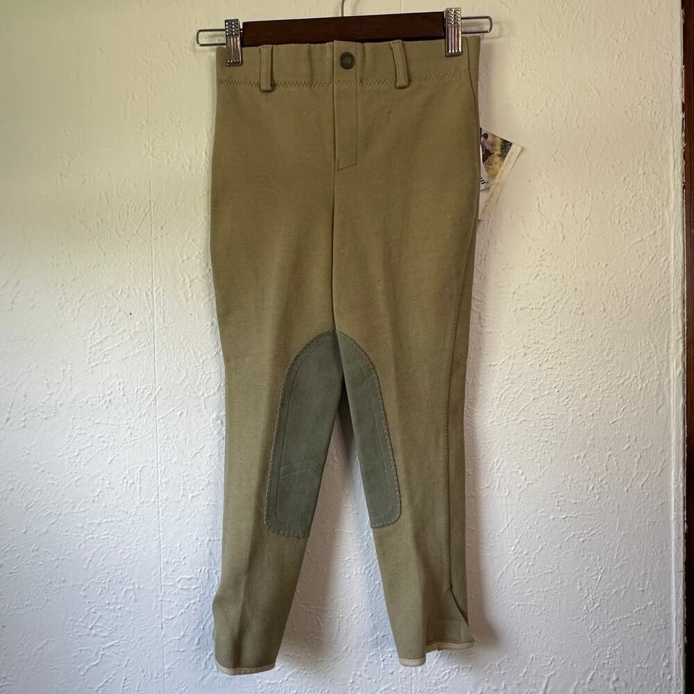 Children's Standard Sigma JCP Equestrian Comfort Country Beige Size 10 NWT